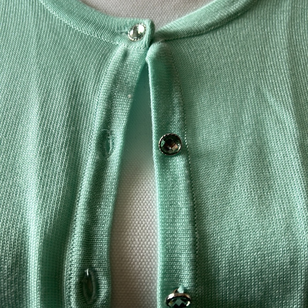 New York and company Small mint green cardigan - Picture 2 of 3